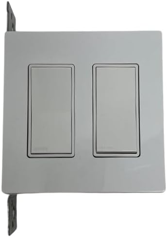 Bromic Affinity Smart-Heat™ Manual Wall Switches Gas Electric Controls Double Recessed 20A 120/277V Indoor 2-Channel BH3130072