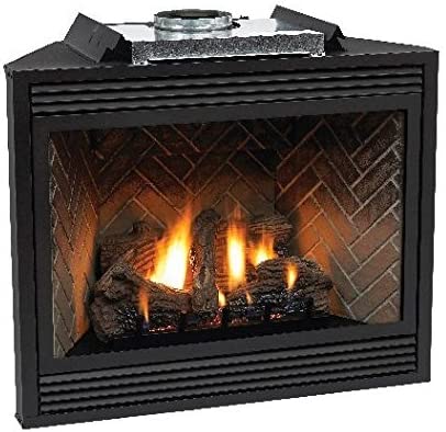 Empire Comfort Systems Premium 36" Direct-Vent NG Millivolt Control Fireplace (SKU: DVP36FP30N + DVP36D2H)