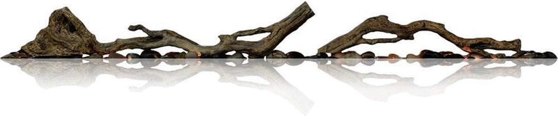 Dimplex Driftwood and River Rock Accessory for 50" Prism Series Linear Fireplaces (Model: LF50DWS-KIT) - Electric, Brown, Vent Free | SKU: LF50DWS-KIT