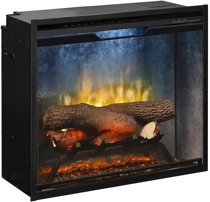 Dimplex Revillusion® 24" Built-In Firebox (RBF24DLXWC) - Weathered Concrete | Electric Fireplaces