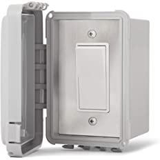 Infratech Single On/Off Switch, Surface Mount Control W/Weatherproof Cover, 14-4420