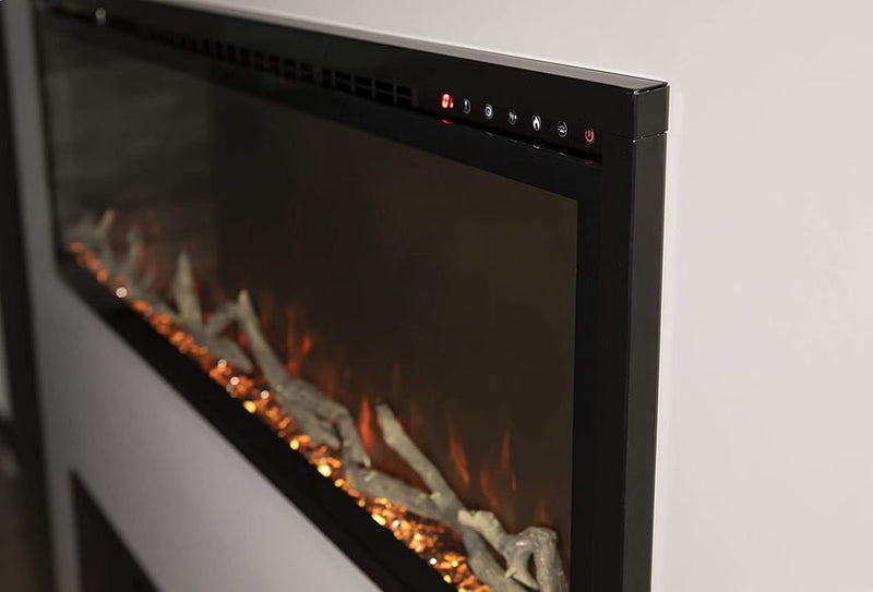 Modern Flame Spectrum Slimline Reliable Electric Fireplace | 100 Inch | SPS-100B