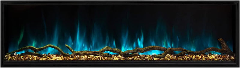 Modern Flame Landscape Series Pro Slim Built-In Electric Fireplace (LPS-5614), 56-Inch: Premium Design for Outdoor Patios and Grilling