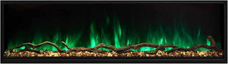 Modern Flame Landscape Series Pro Slim Built-In Electric Fireplace (LPS-5614), 56-Inch: Premium Design for Outdoor Patios and Grilling