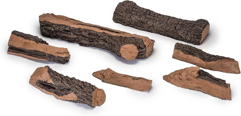 Real Fyre Peterson 24-inch Split Oak Designer Plus Log Set with Vented G4 Burner (SKU: SDP-24 + G4-24)