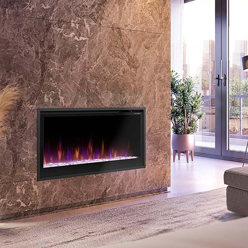 Dimplex 36 Inch Slim Built-in Linear Electric Fireplace | PLF3614-XS