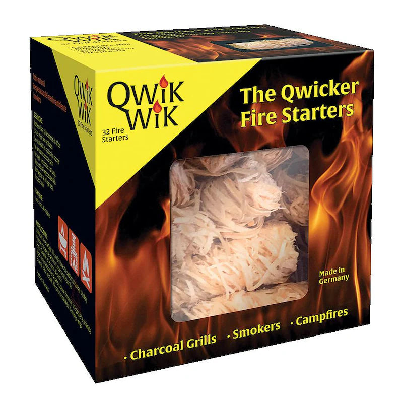 ALFA QwikWik Firestarters - Quick and Mess-Free Fire Starting (SKU: QWIKWIK)