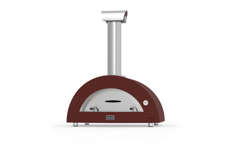 ALFA Allegro 39-Inch Outdoor Countertop Wood-Fired Pizza Oven | FXALLE-LGIA-T / FXALLE-LROA-T