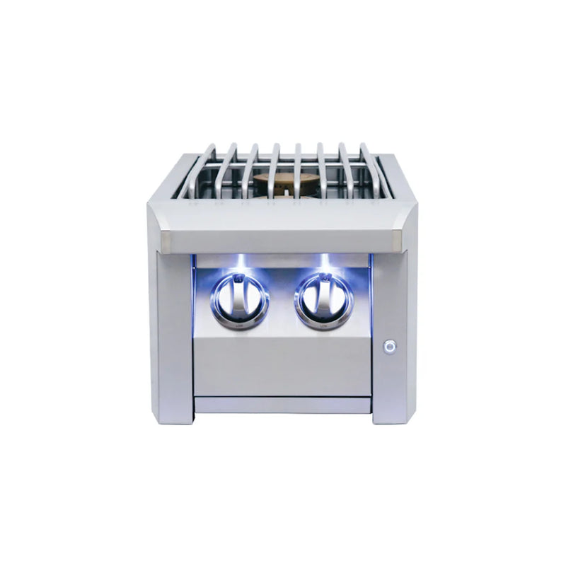 ARG Double Side Burner - ASBSSB LP Stainless Steel Dual Brass Burners