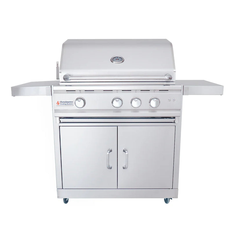 RCS 30" Cutlass Pro Freestanding Grill - RON30B CK LP