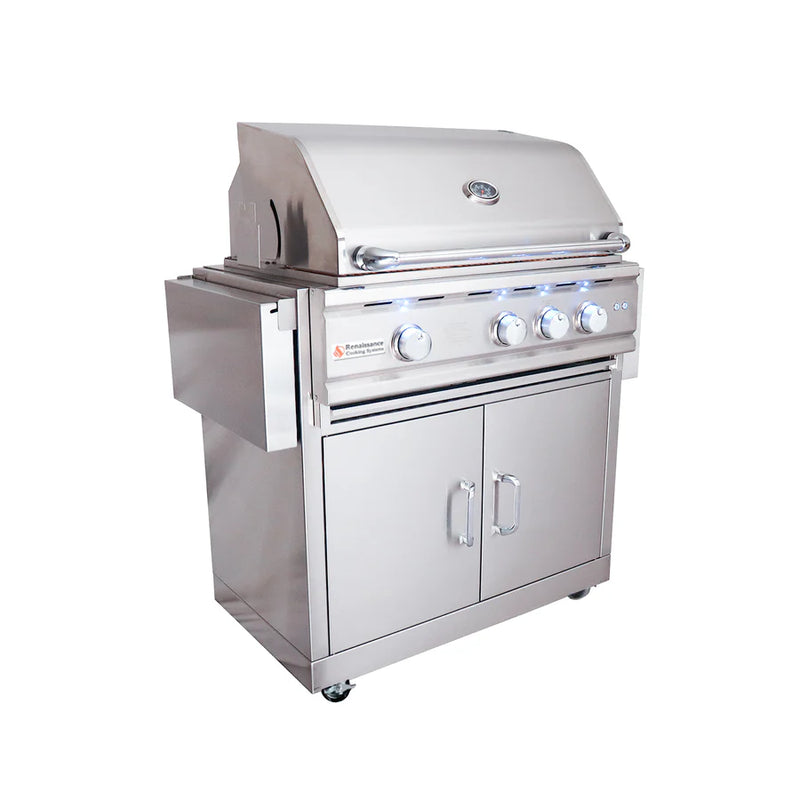 RCS 30" Cutlass Pro Freestanding Grill - RON30B CK LP