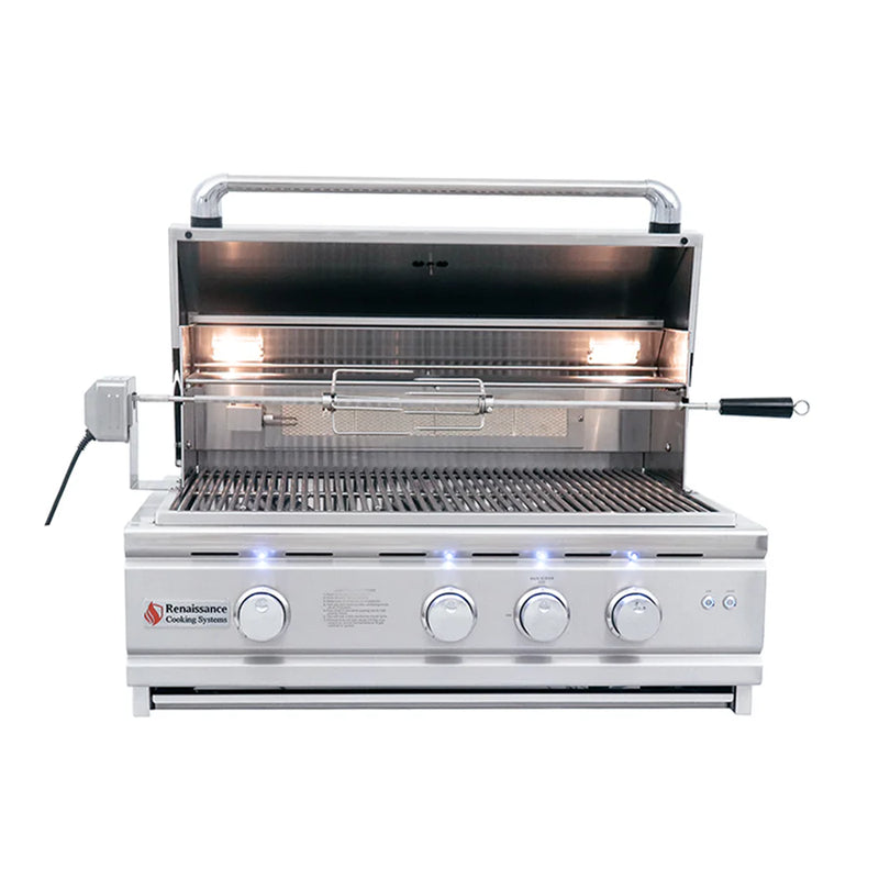 RCS 30" Cutlass Pro Freestanding Grill - RON30B CK LP