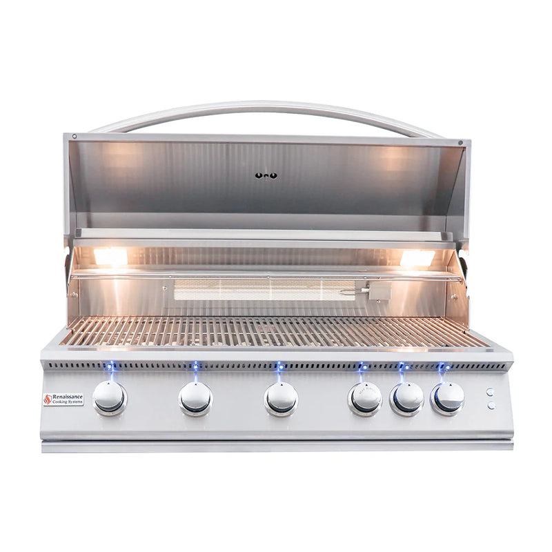 RCS 40" Premier Built-In Grill w/ LED Lights - RJC40AL LP