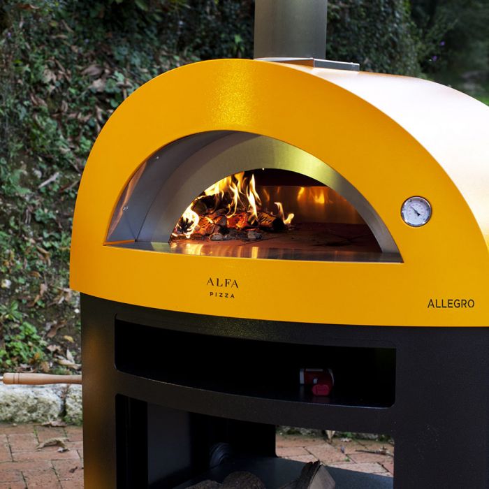 ALFA Allegro Oven Base - Black - BFALLE-NER | Outdoor Pizza Oven Base