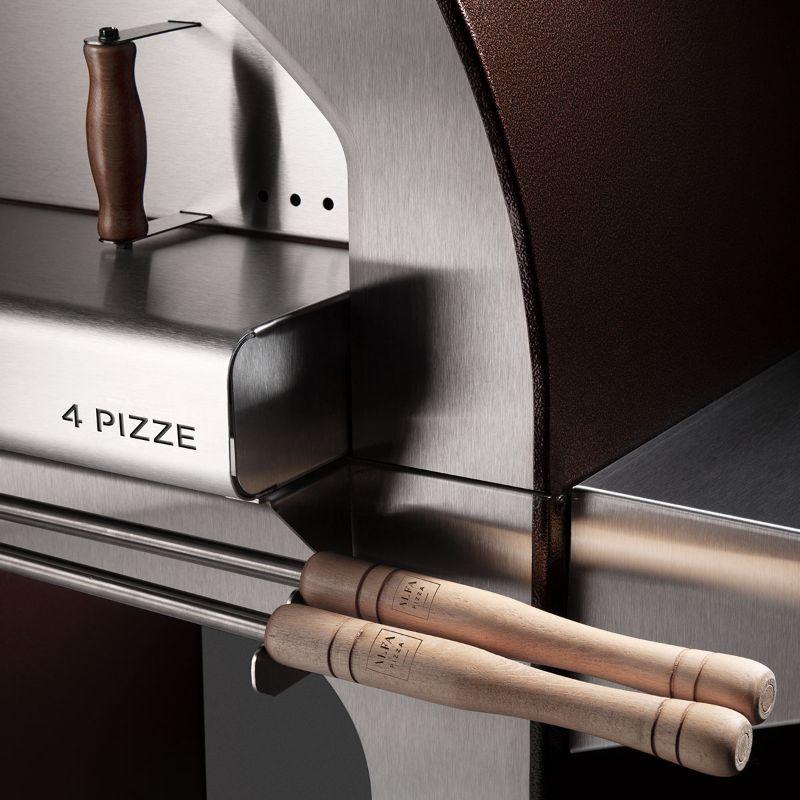ALFA FX4PIZ-LRAM 4 Pizze 31-Inch Wood-Fired Pizza Oven on Base