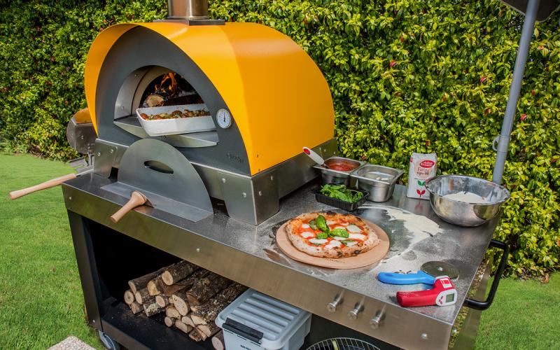 ALFA Ciao Wood Fired Pizza Oven (SKU: FXCM-LGRI-T-V2) - Outdoor Brick Pizza Oven