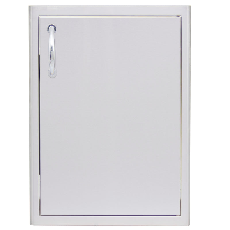 Blaze Grills Universal Stainless Steel Outdoor Kitchen Cabinet Single Access Door, Right Side - BLZ-1420-SV-R