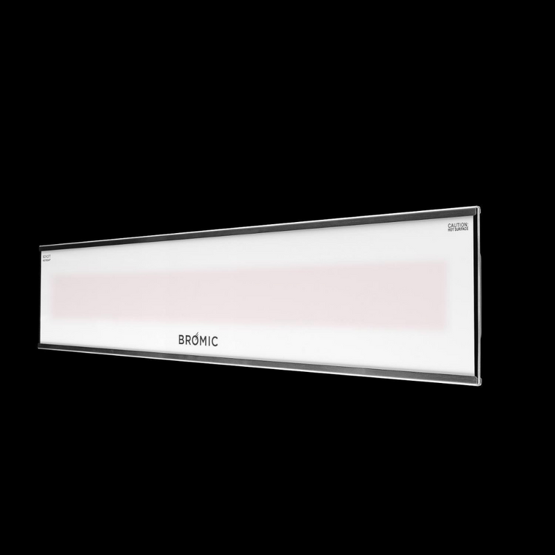 Bromic Platinum Smart-Heat 33" 2300W Electric Outdoor Patio Heater, White - BH0320007