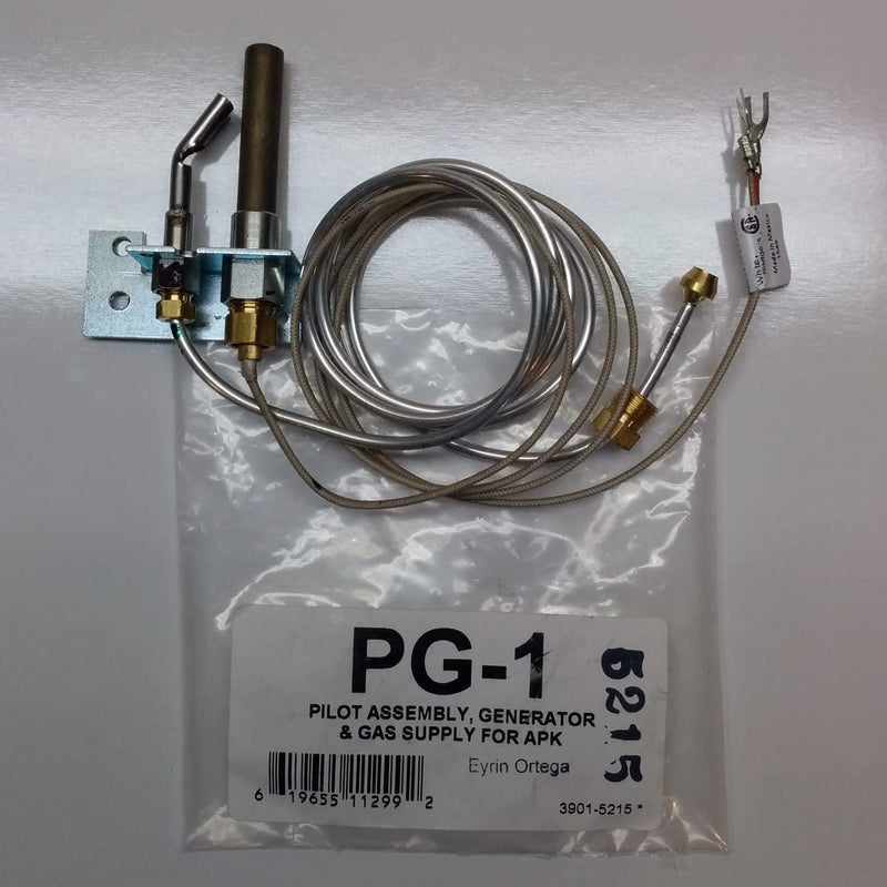 Real Fyre Pilot Assembly with Generator and Gas Supply Tube for APK -10 and -11 Type Valves (Natural Gas) - PG-1