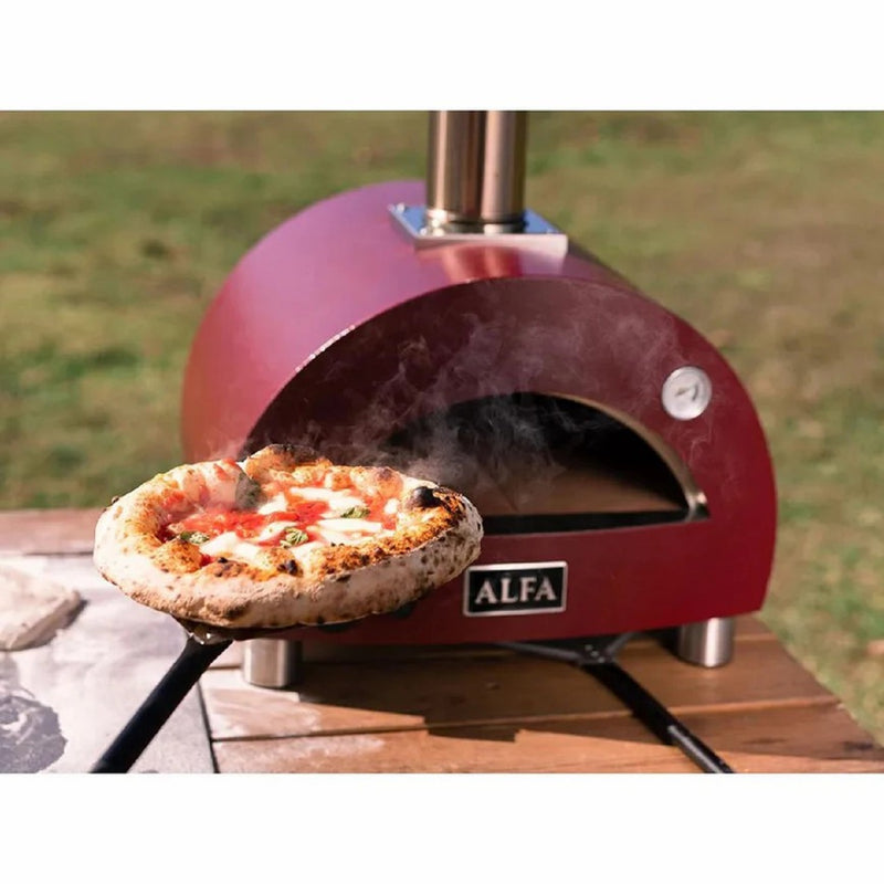 ALFA Mordeno Portable Outdoor Pizza Grill Oven, Stainless Steel