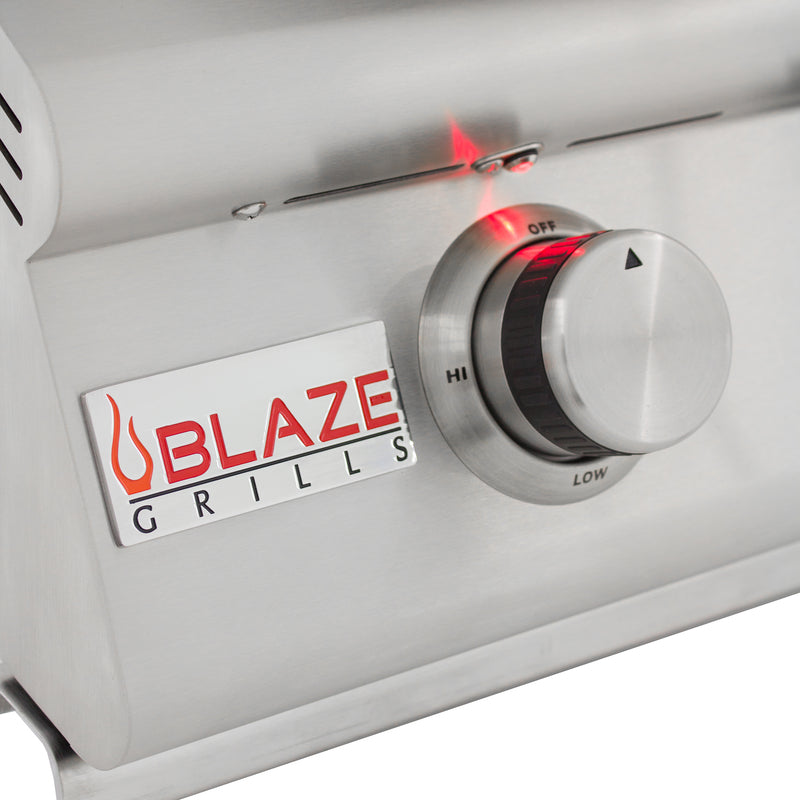 Blaze 40" Premium LTE 5-Burner Built-in Natural Gas Grill with Rear Infrared Burner & Grill Lights - BLZ-5LTE2-NG