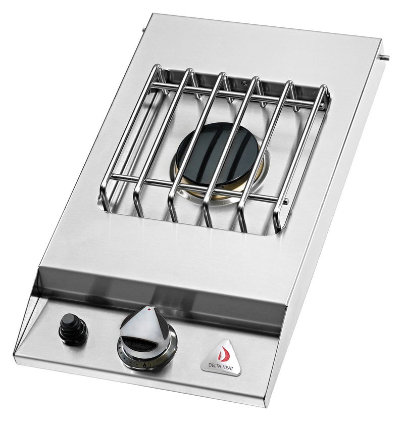 Delta Heat Drop-In Single Side Burner, Propane and Natural Gas (Option Available) DHSB1D-C