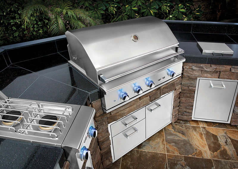 Delta Heat Outdoor Gas Grill 38 Inches, Propane and Natural Gas (Option Available) DHBQ38