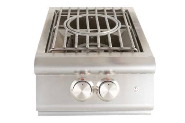 Blaze 16" Premium LTE Built-in High Performance Power Burner & Stainless Steel Lid, Natural Gas - BLZ-PBLTE-NG