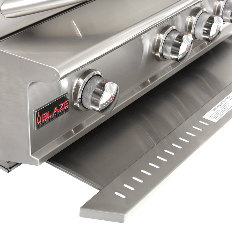 Blaze Professional LUX 34-Inch 3-Burner Built-in Natural Gas Grill with Rear Infrared Burner - BLZ-3PRO-NG